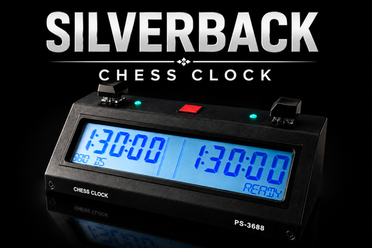 SilverBack Chess Clock by Chess Gorilla - Chess Gorilla Store