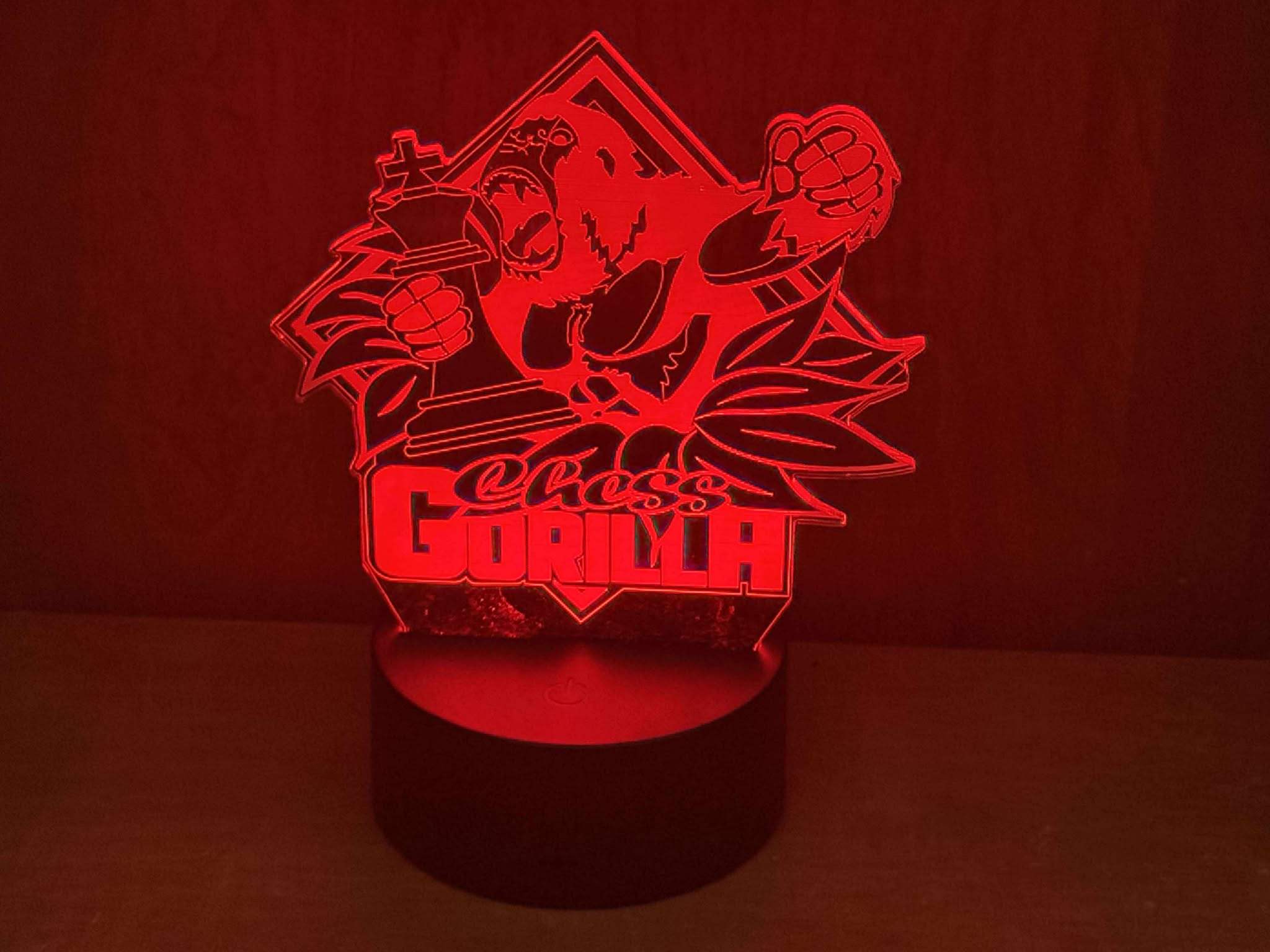 Chess Knight Light-The Gorilla ---New!
