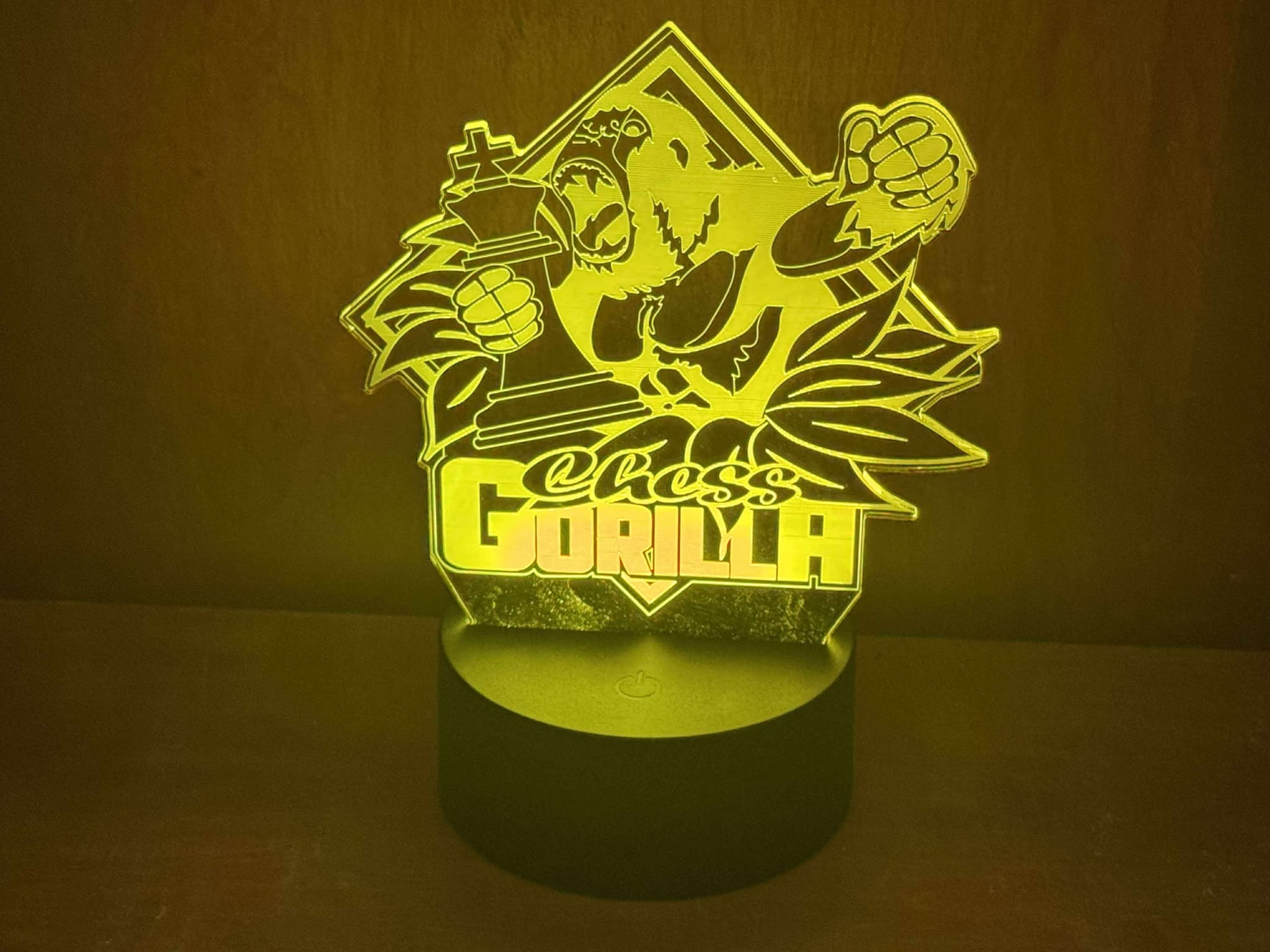 Chess Knight Light-The Gorilla ---New!
