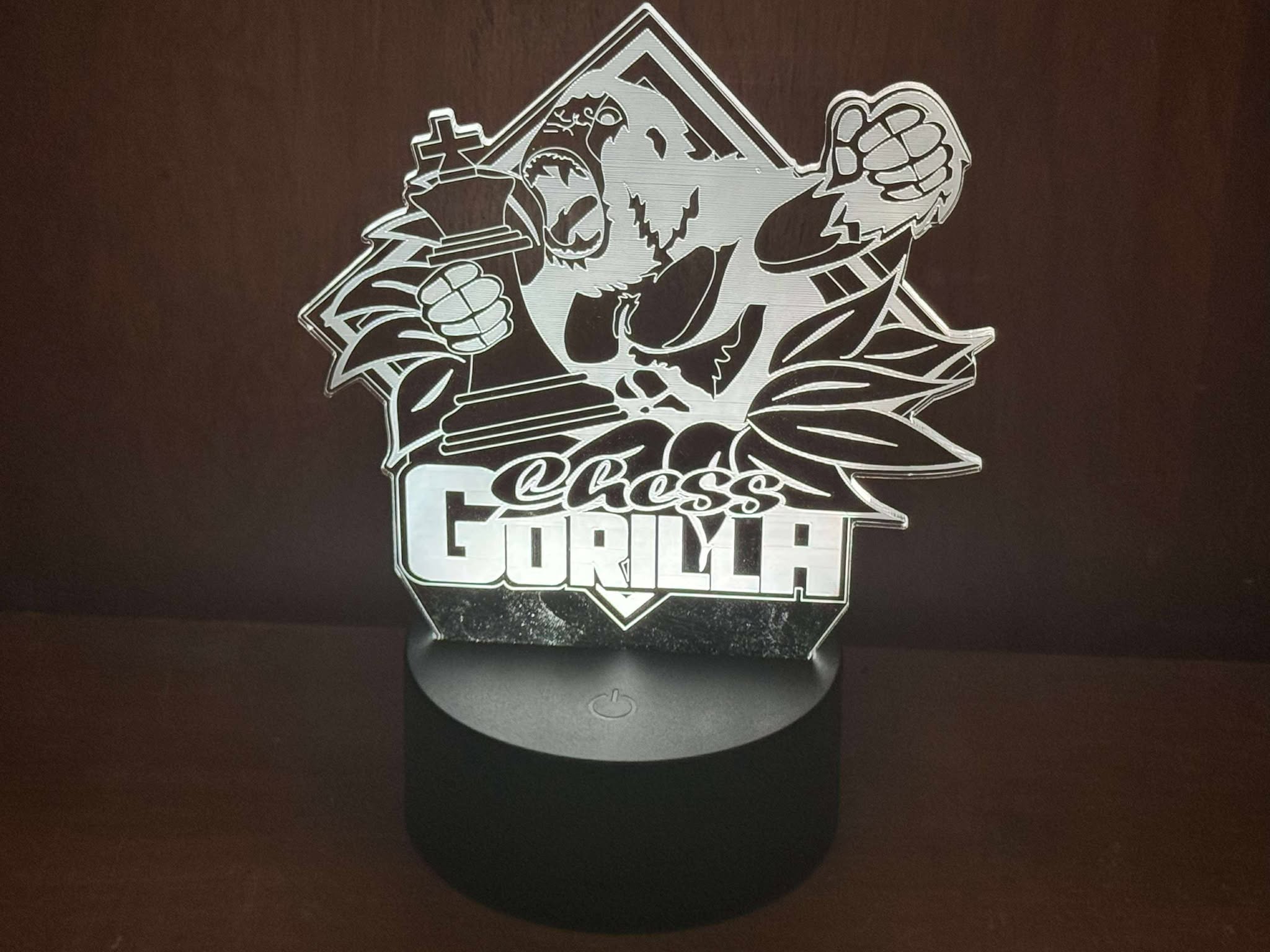 Chess Knight Light-The Gorilla ---New!