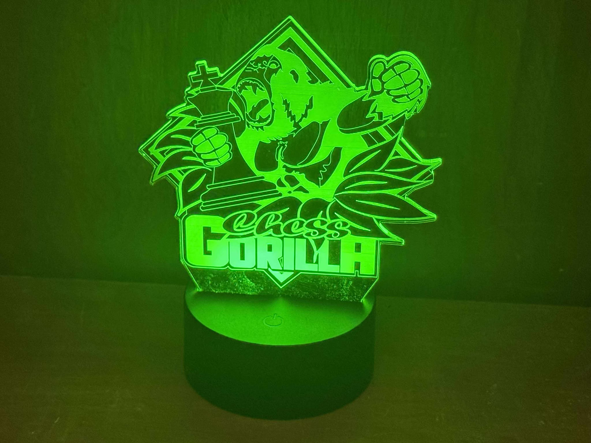 Chess Knight Light-The Gorilla ---New!