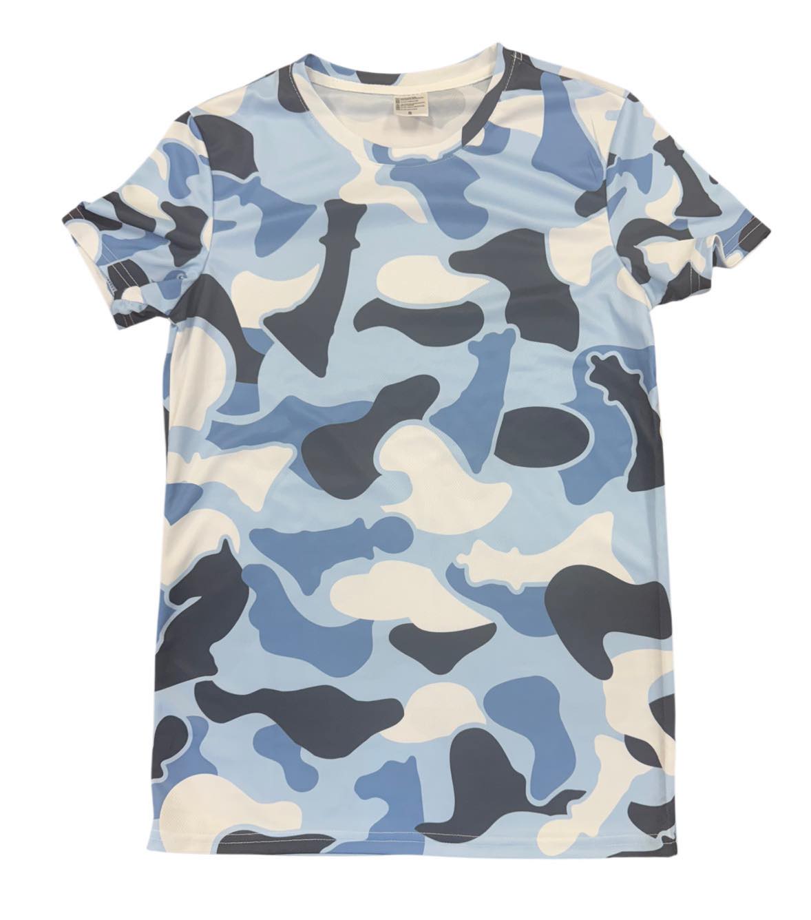Short Sleeve Chess Winter Camo T-Shirt - Sublimated Design by Chess Gorilla