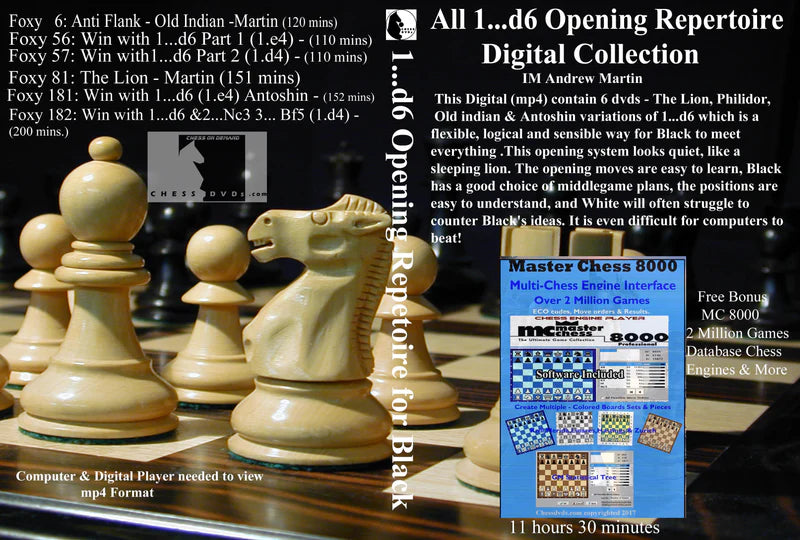 Foxy Collection: All 1...d6 Opening Repertoire 6 vids