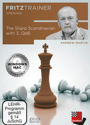 Fritz Trainer: Sharp Scandinavian 3...Qd6 w/Andrew Martin