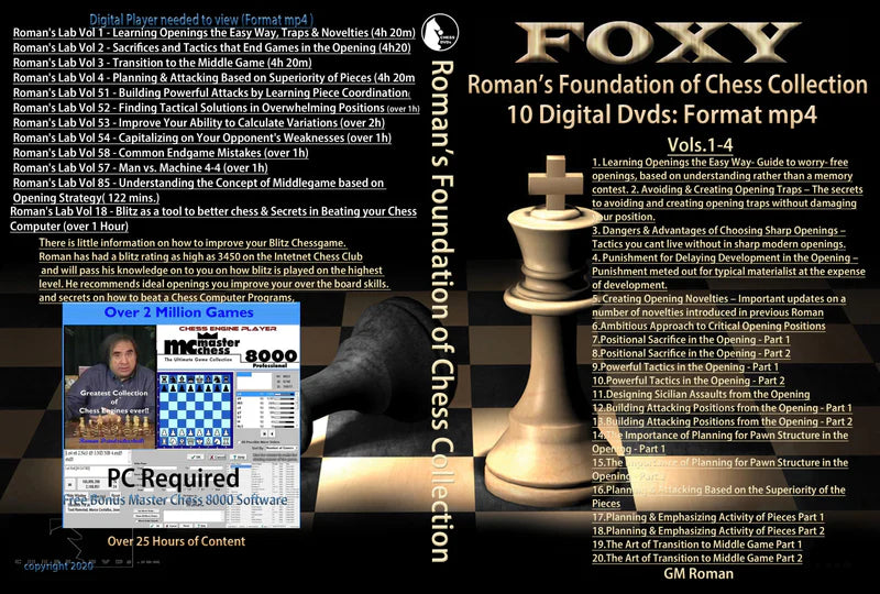 Roman Collection: Foundation of Chess 10 vids