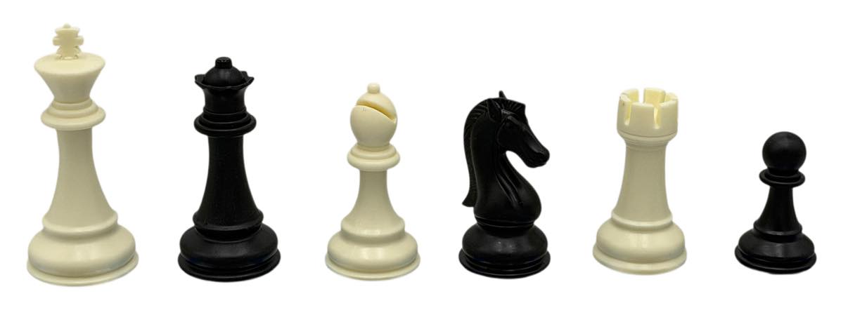 Roman Knight Chess Pieces - Heavily Weighted - Tournament Size