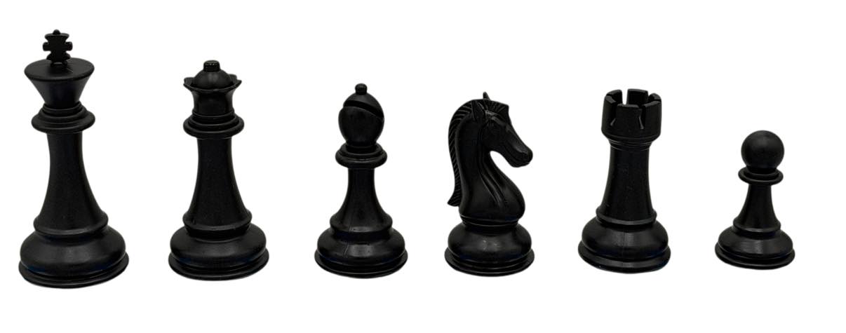 Roman Knight Chess Pieces - Heavily Weighted - Tournament Size