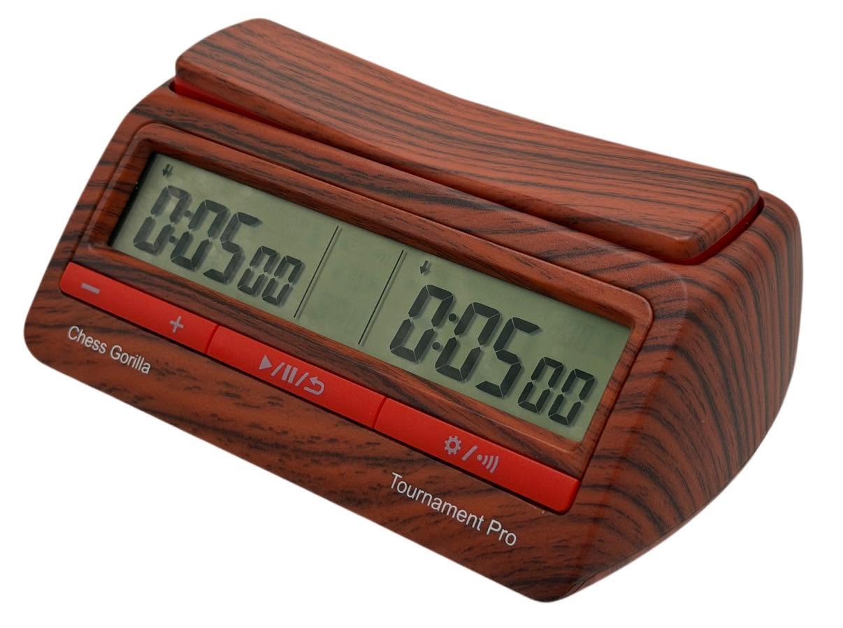 CG 201 Tournament Pro Chess Clock – Wood Grain Limited Edition