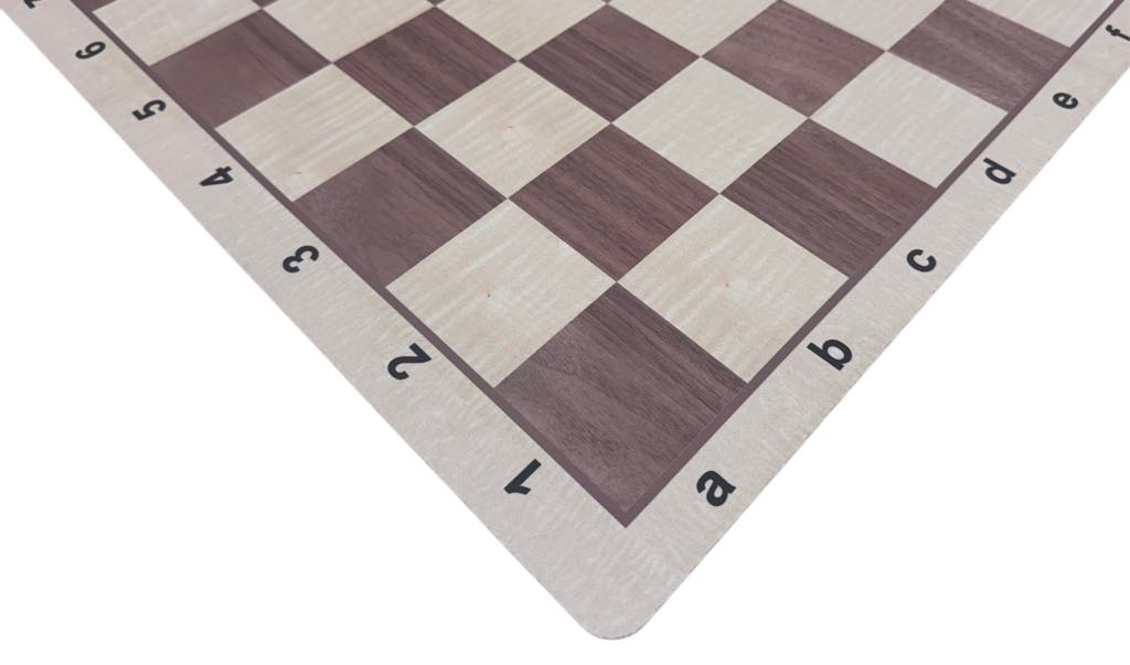 Staunton Weighted Metal/Acrylic Chess Pieces w/elm Floppy Board