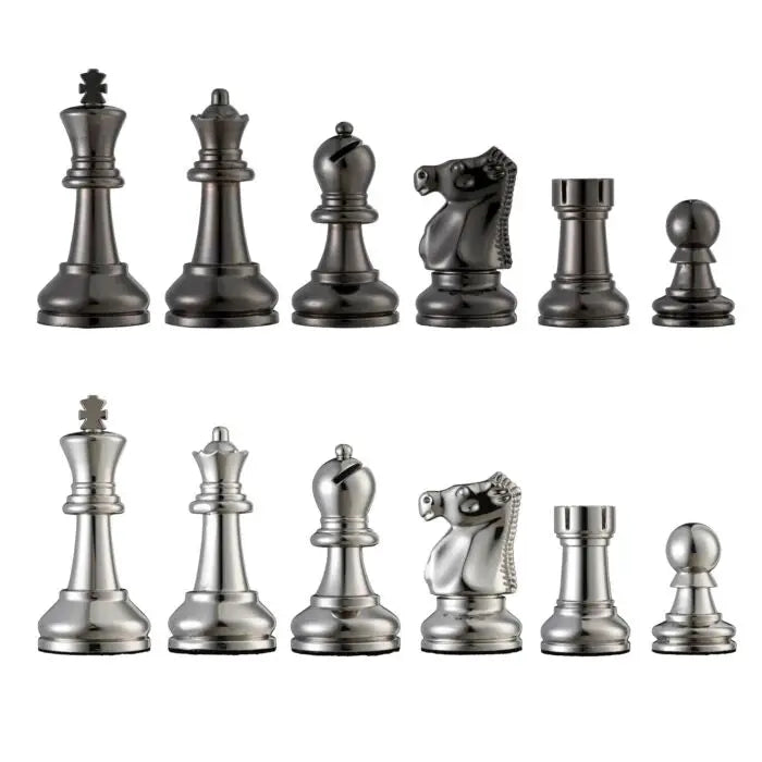 bobby fischer metal ultimate chess pieces