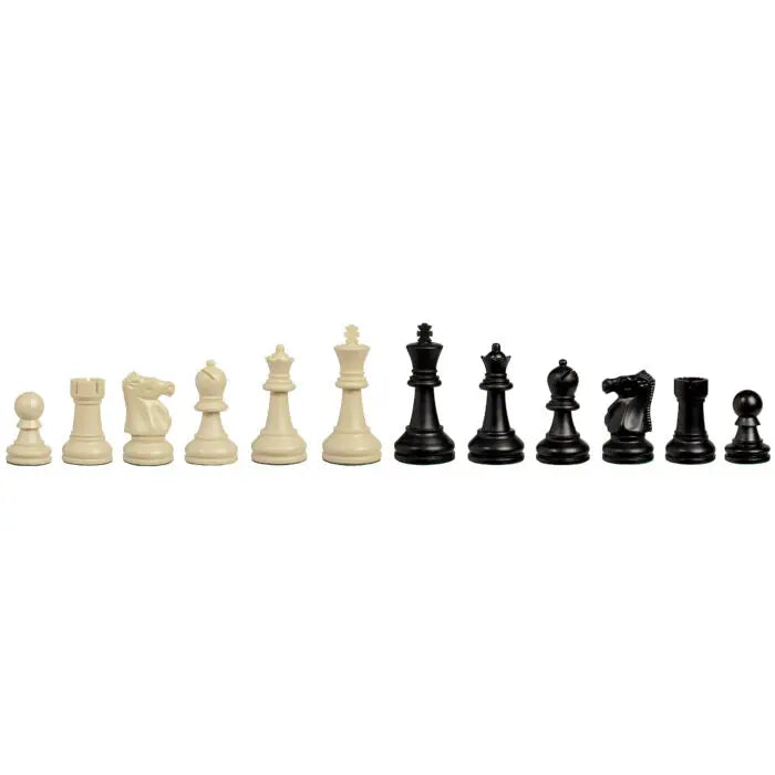 Bobby Fischer Ultimate New White Triple Weight Chess Pieces - Chess Pieces