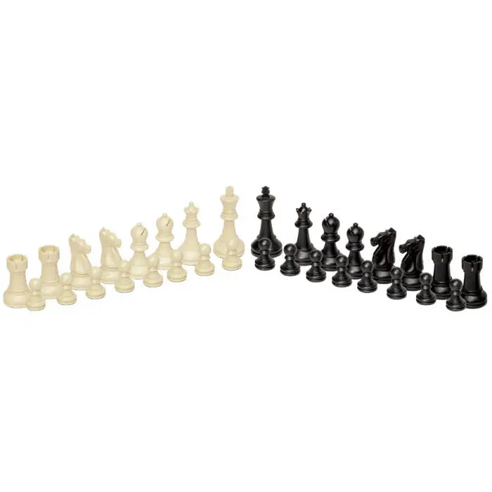 Bobby Fischer Ultimate New White Triple Weight Chess Pieces - Chess Pieces
