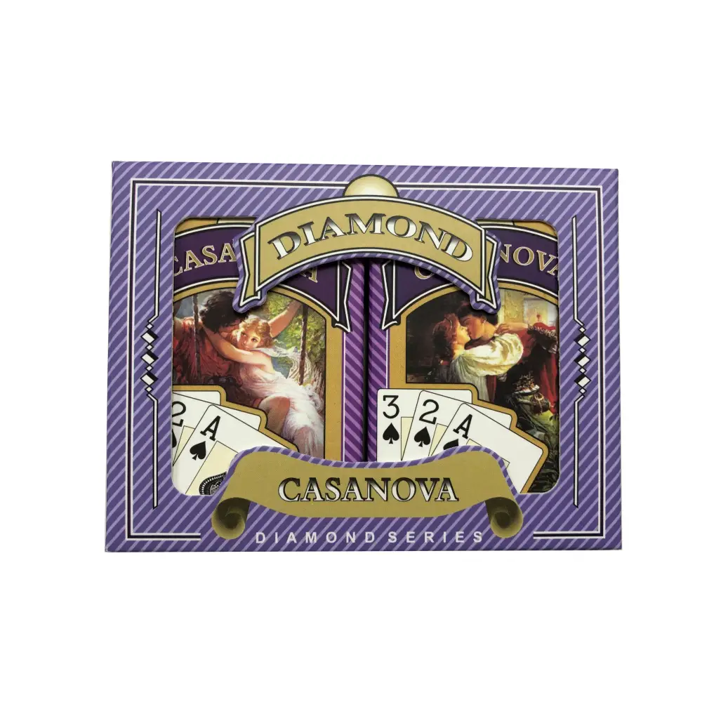 Casanova Bridge Playing Cards - Ace 100% Plastic - Super Index