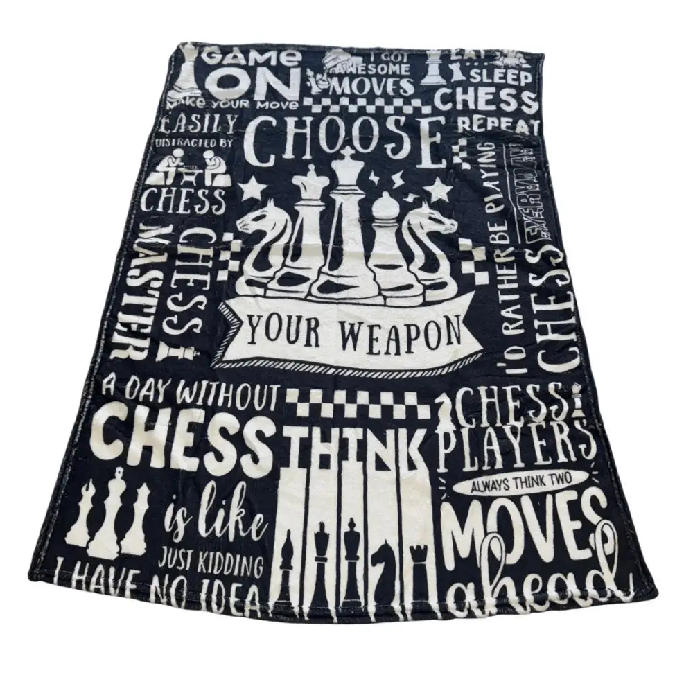 Chess Blanket - 3 different sizes - Chess Apparel