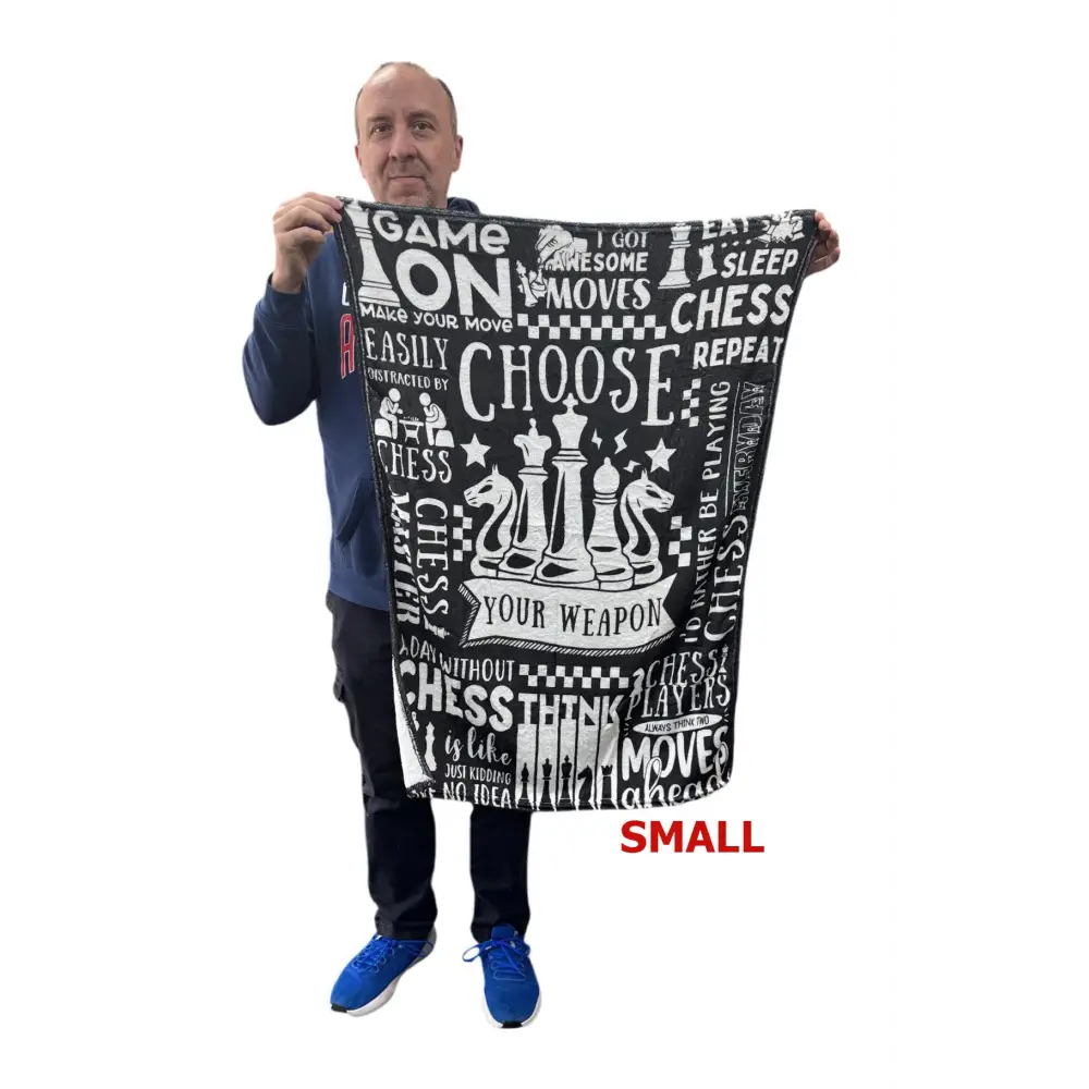Chess Blanket - 3 different sizes - Small - Chess Apparel