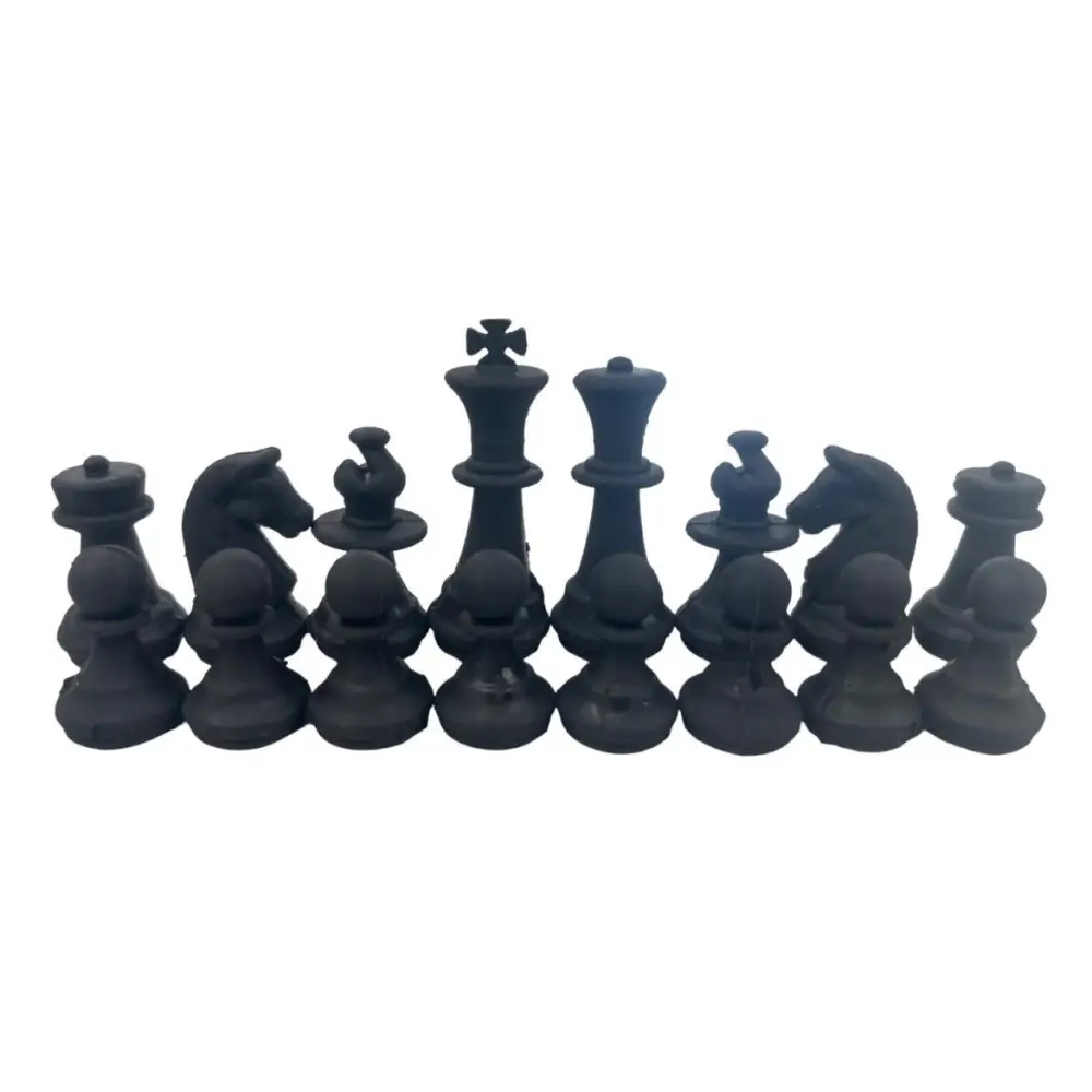 Black Chess Eraser Set