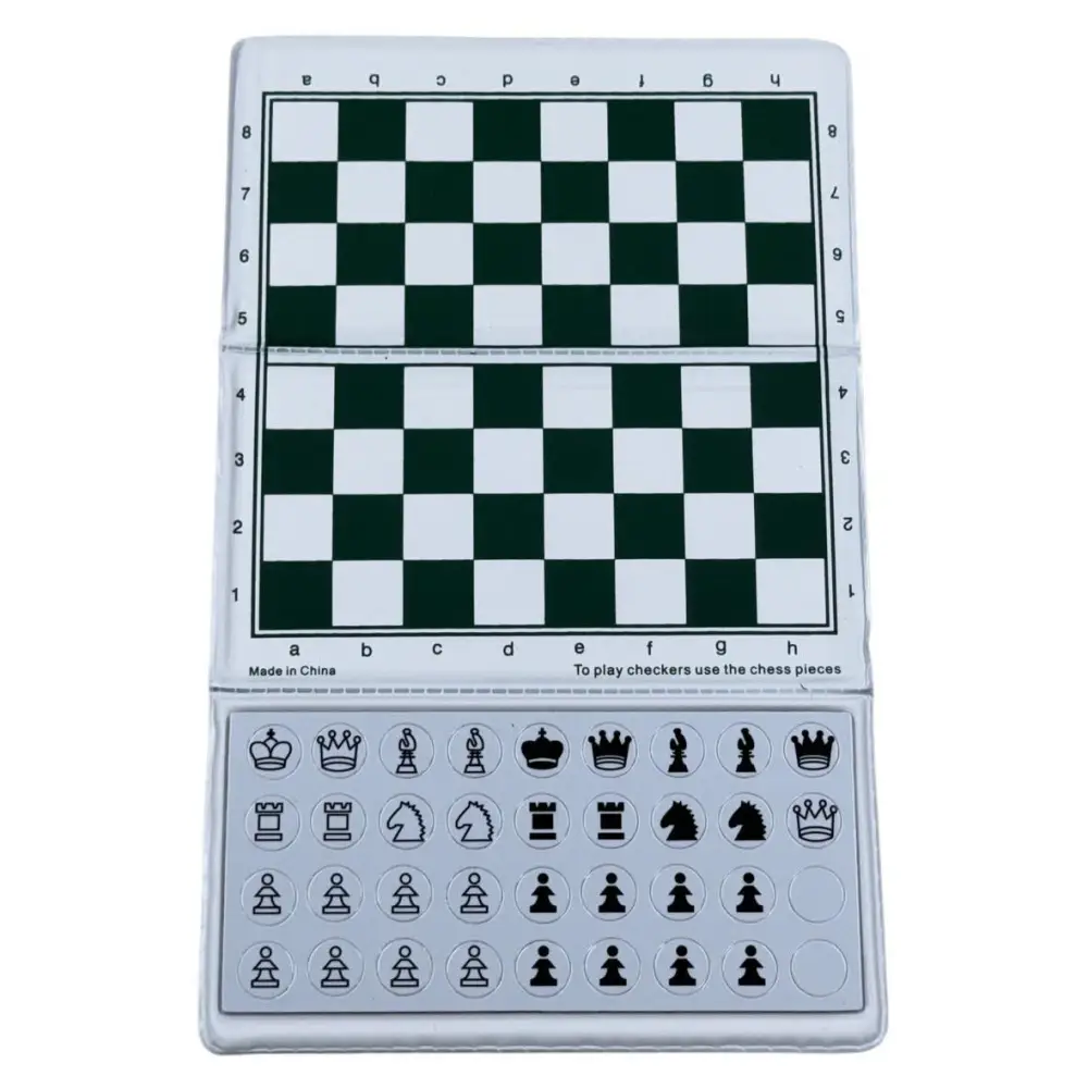 Chess Gorilla Checkbook Magnetic Pocket Chess Set - Extra Queens & Spares