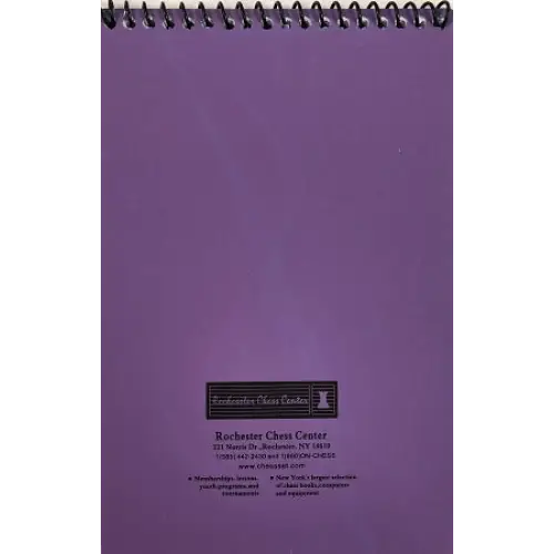Chess Nut Purple Softcover Back