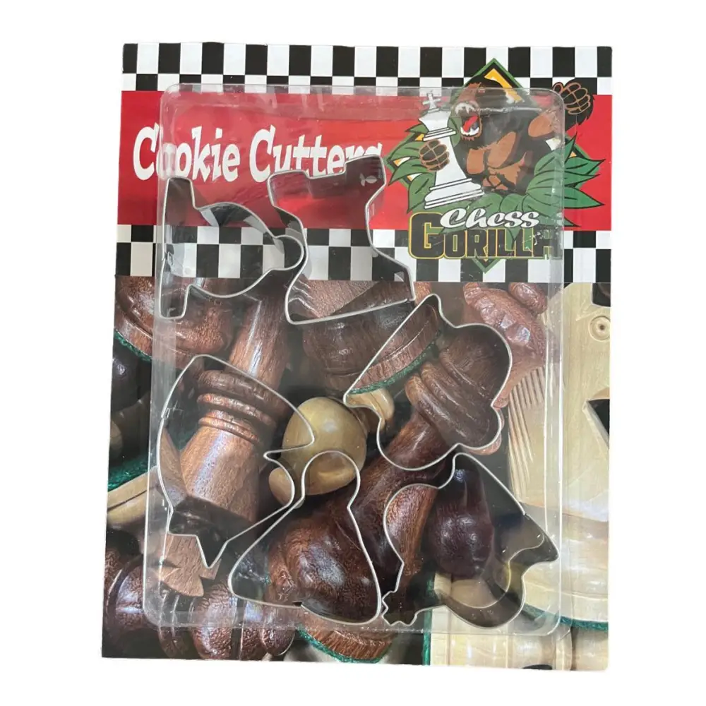 Chess Piece Cookie Cutters - Set of 6 - Chess Accessories