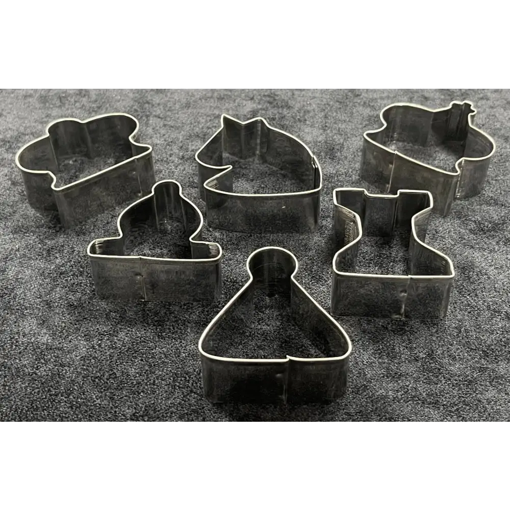 Chess Piece Cookie Cutters - Set of 6 - Chess Accessories