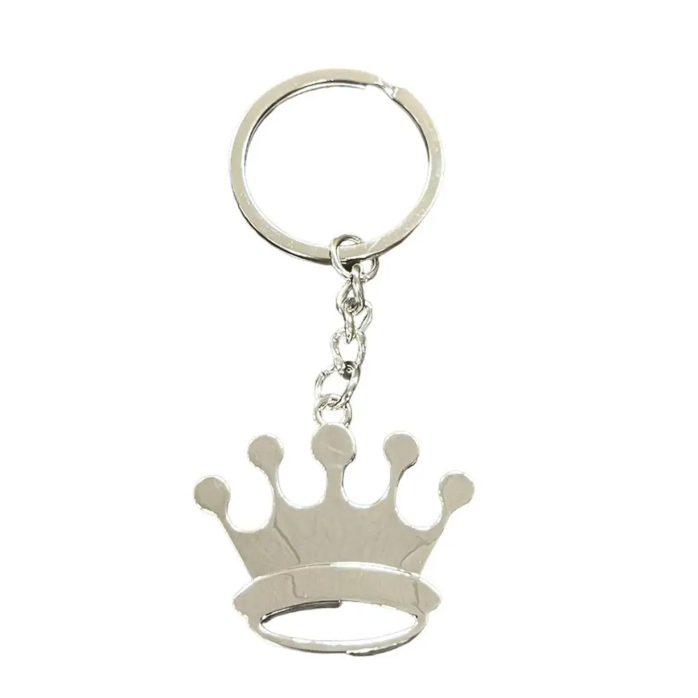 Chrome Queen Keychain - Chess Accessories