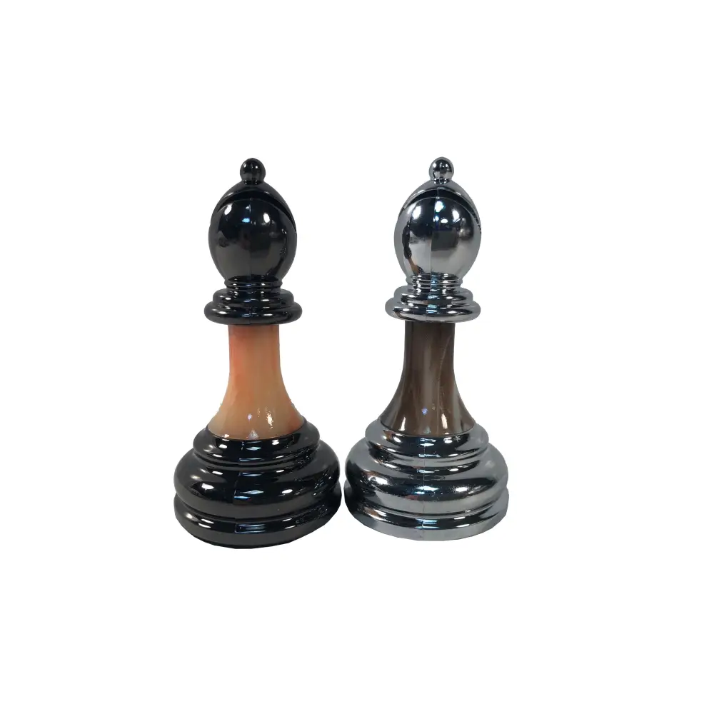 Metal & Marbled Acrylic 2.75" Bishop