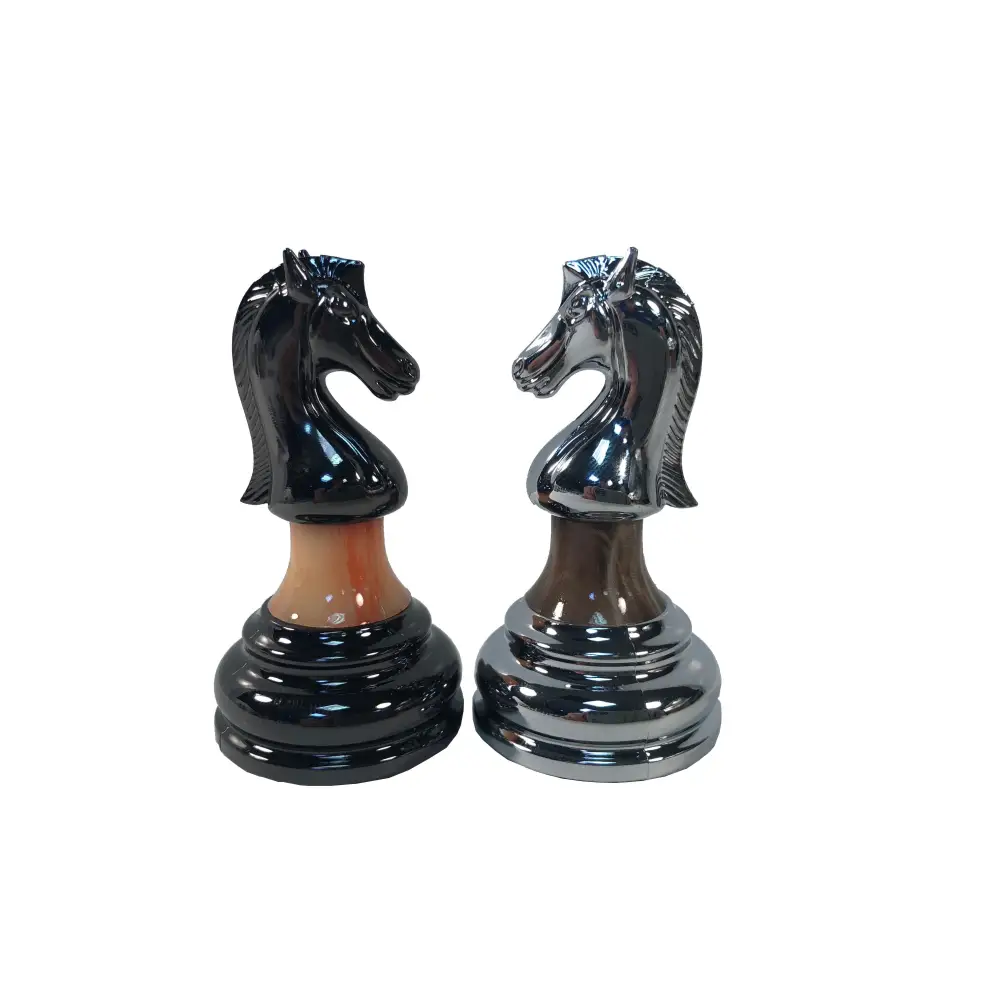 Metal & Marbled Acrylic 2.5" Knight