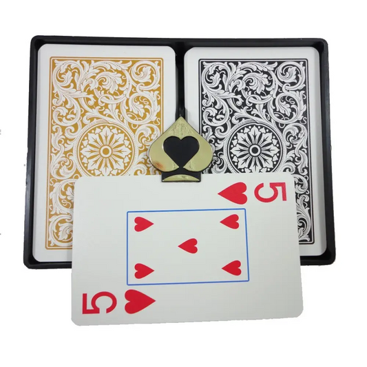 COPAG 1546 - Black & Gold - Jumbo Index - Bridge
