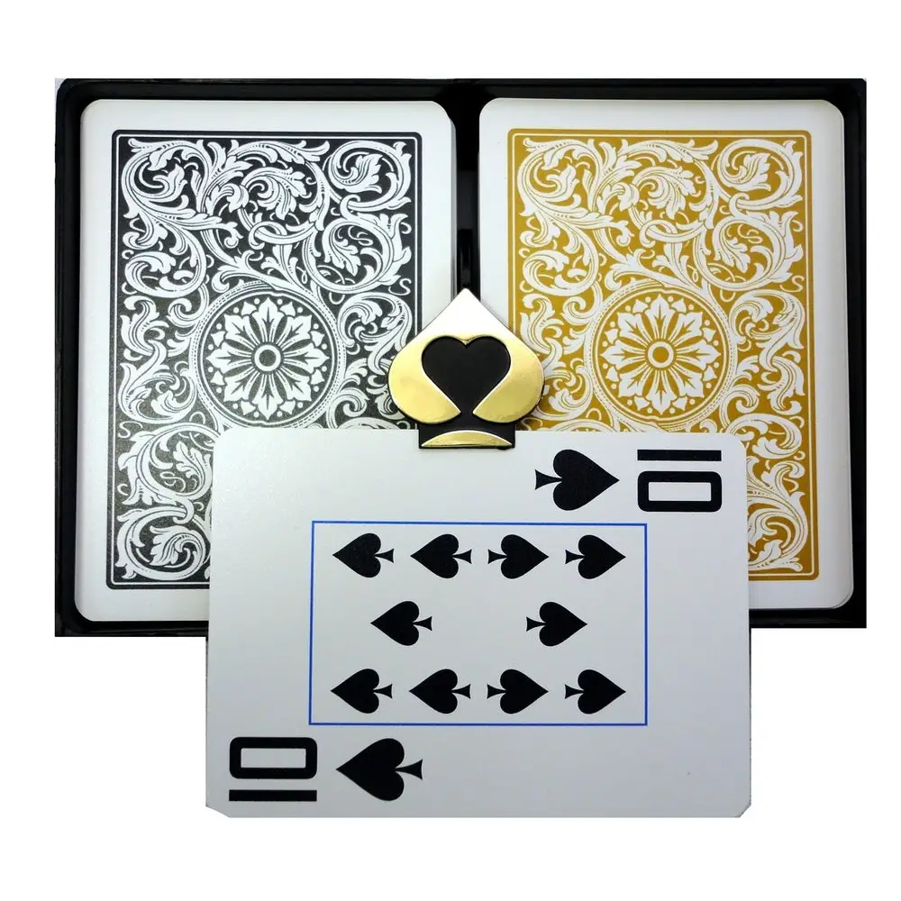 COPAG 1546 -Black & Gold - Jumbo Index - Poker