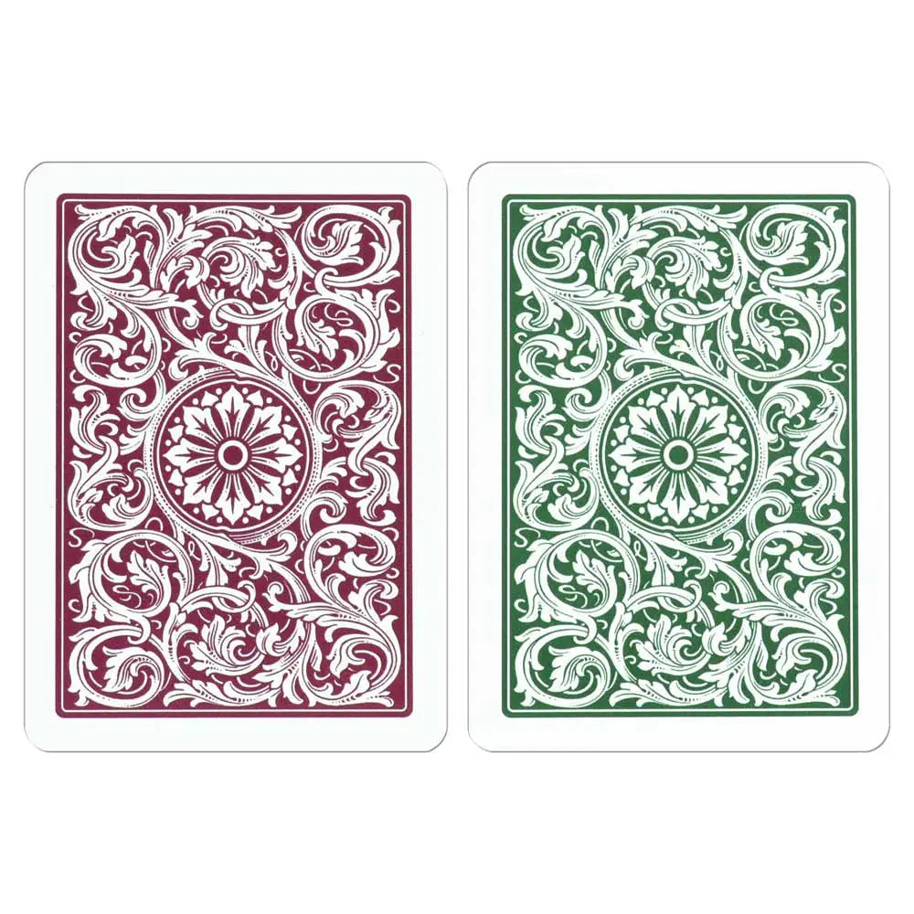 COPAG 1546 Green/Burgundy Super Index - Poker - Copag Playing Cards