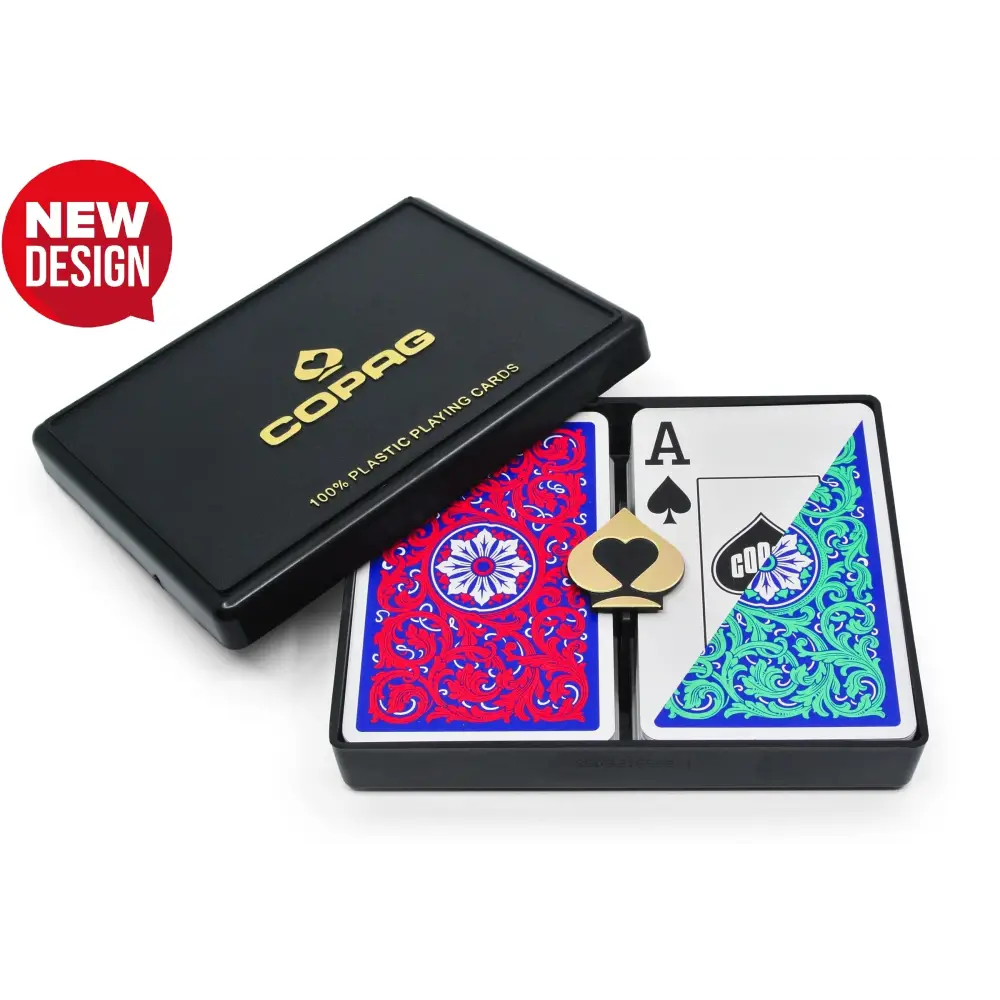 Copag 1546 Red & Green - Super Index - Bridge Playing Cards