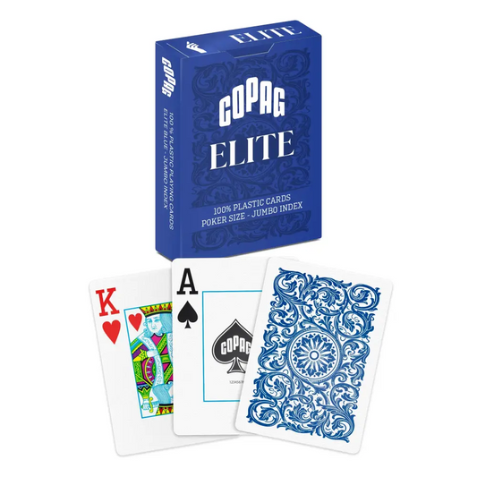 COPAG 1546 Single Deck Poker Jumbo Blue