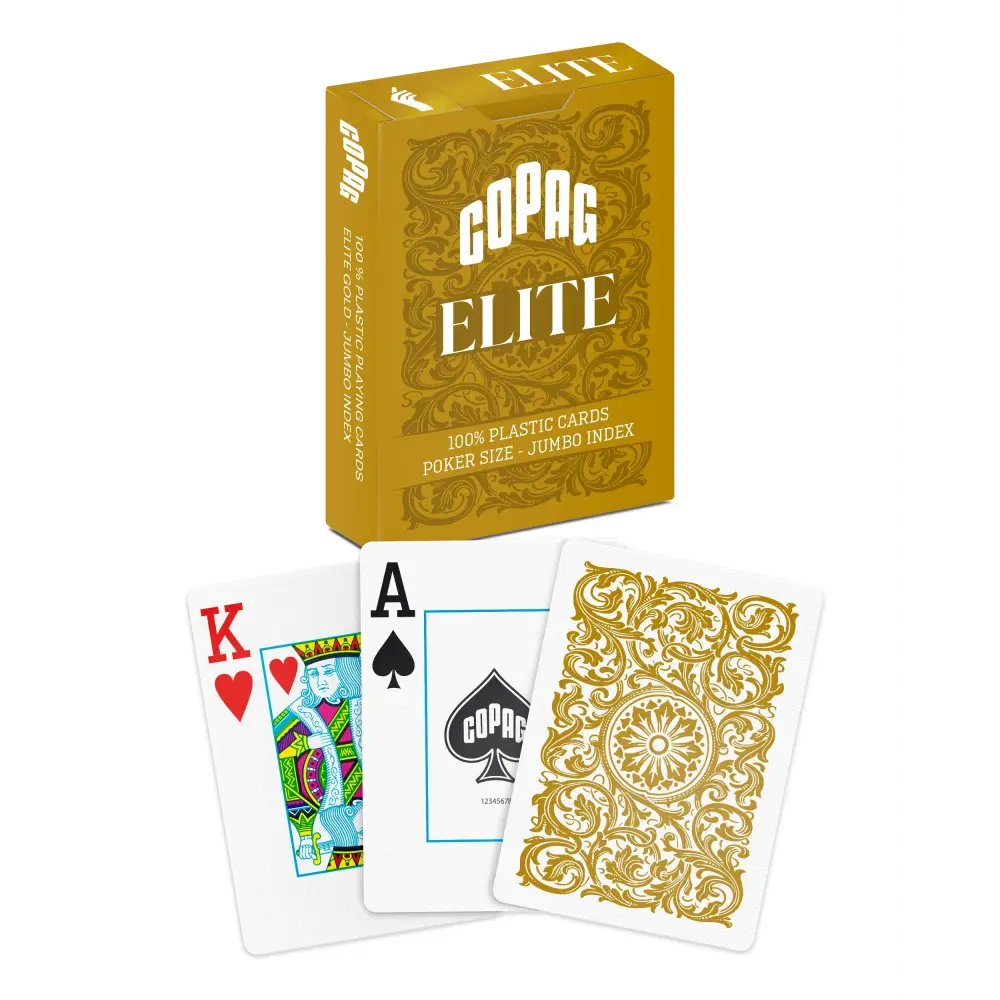 COPAG 1546 Single Deck Poker Jumbo Gold