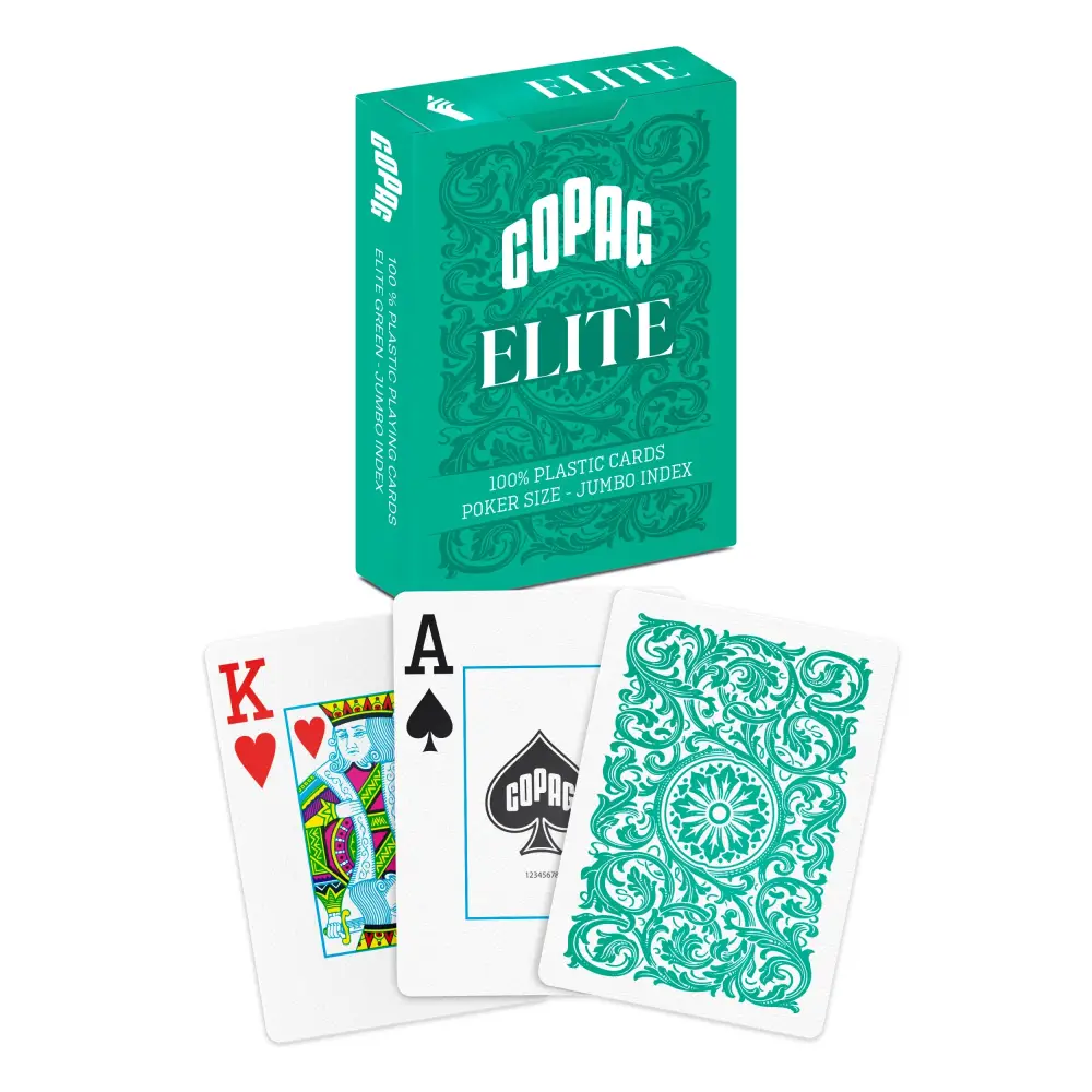 COPAG 1546 Single Deck Poker Jumbo Green
