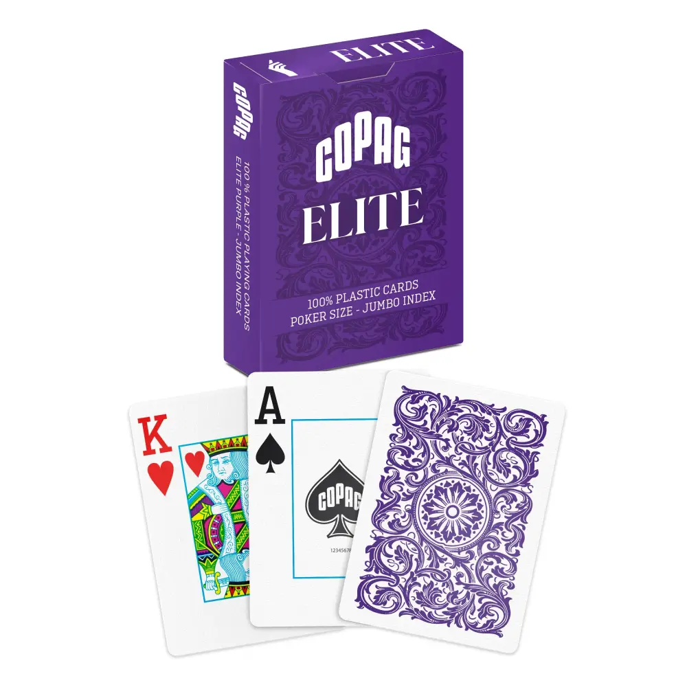 COPAG 1546 Single Deck Poker Jumbo Purple