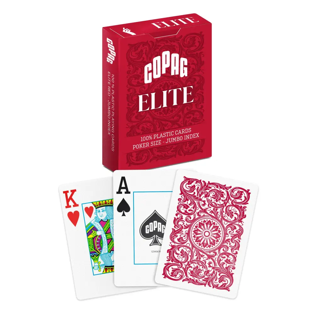 COPAG 1546 Single Deck Poker Jumbo Red