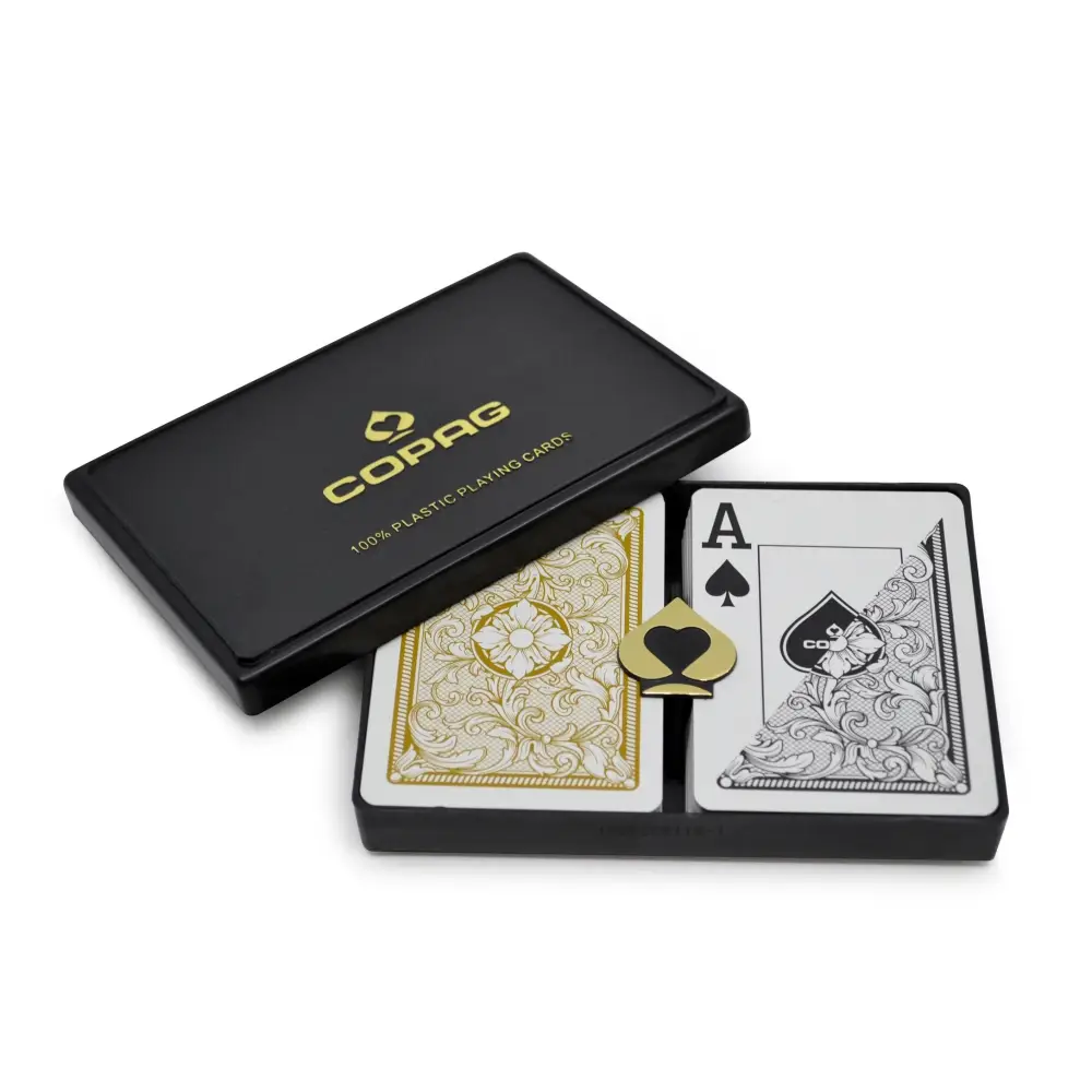 COPAG Legacy Black/Gold Super Index - Poker