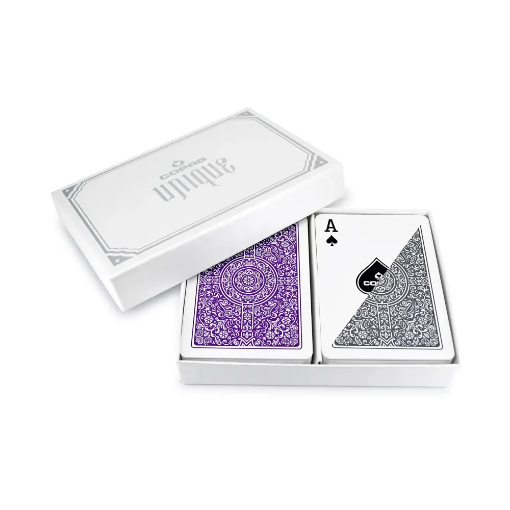 COPAG UNIQUE - Purple / Gray - Regular Index - Poker