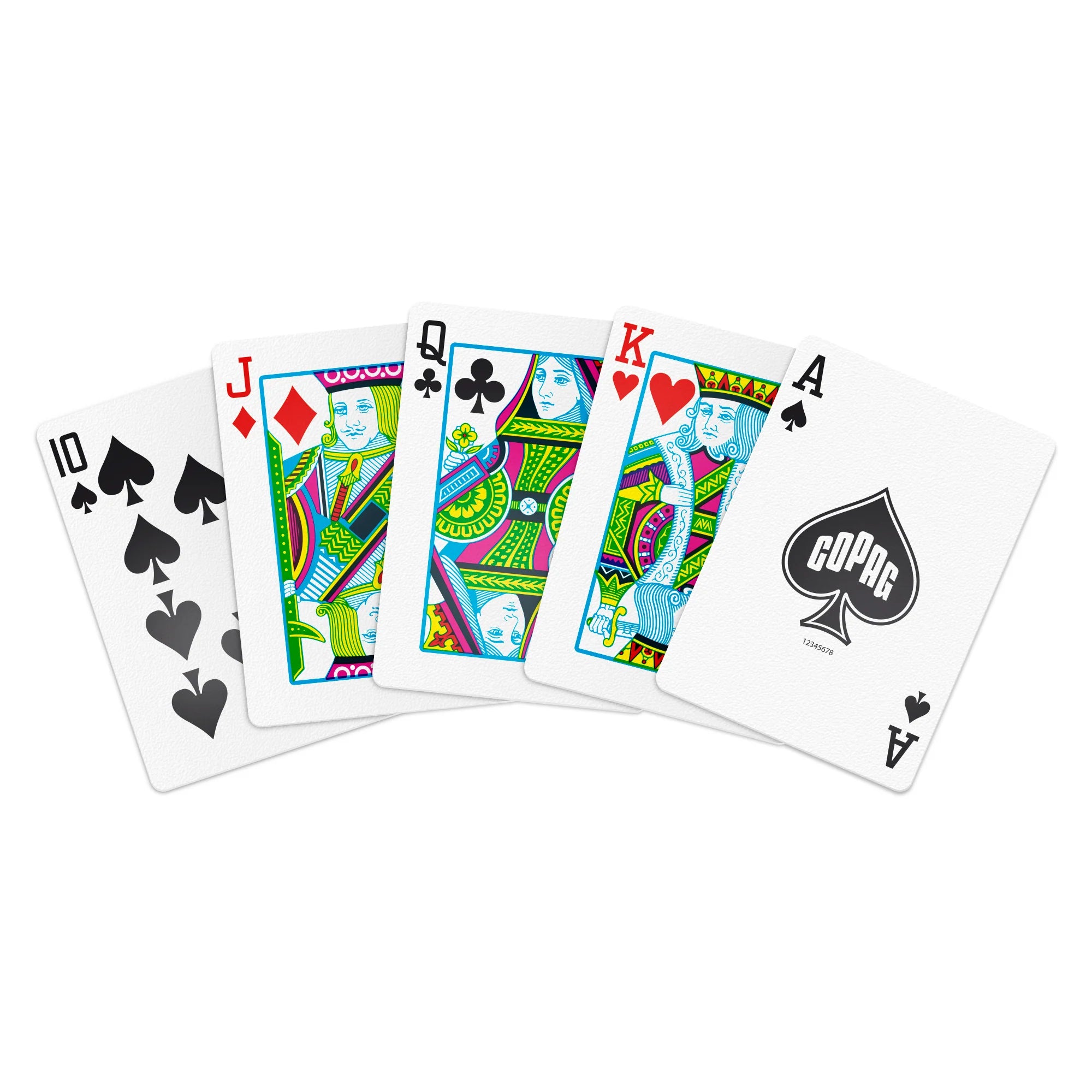 Bridge Regular Index 1546 Green/Burg Case 12 Setups COPAG