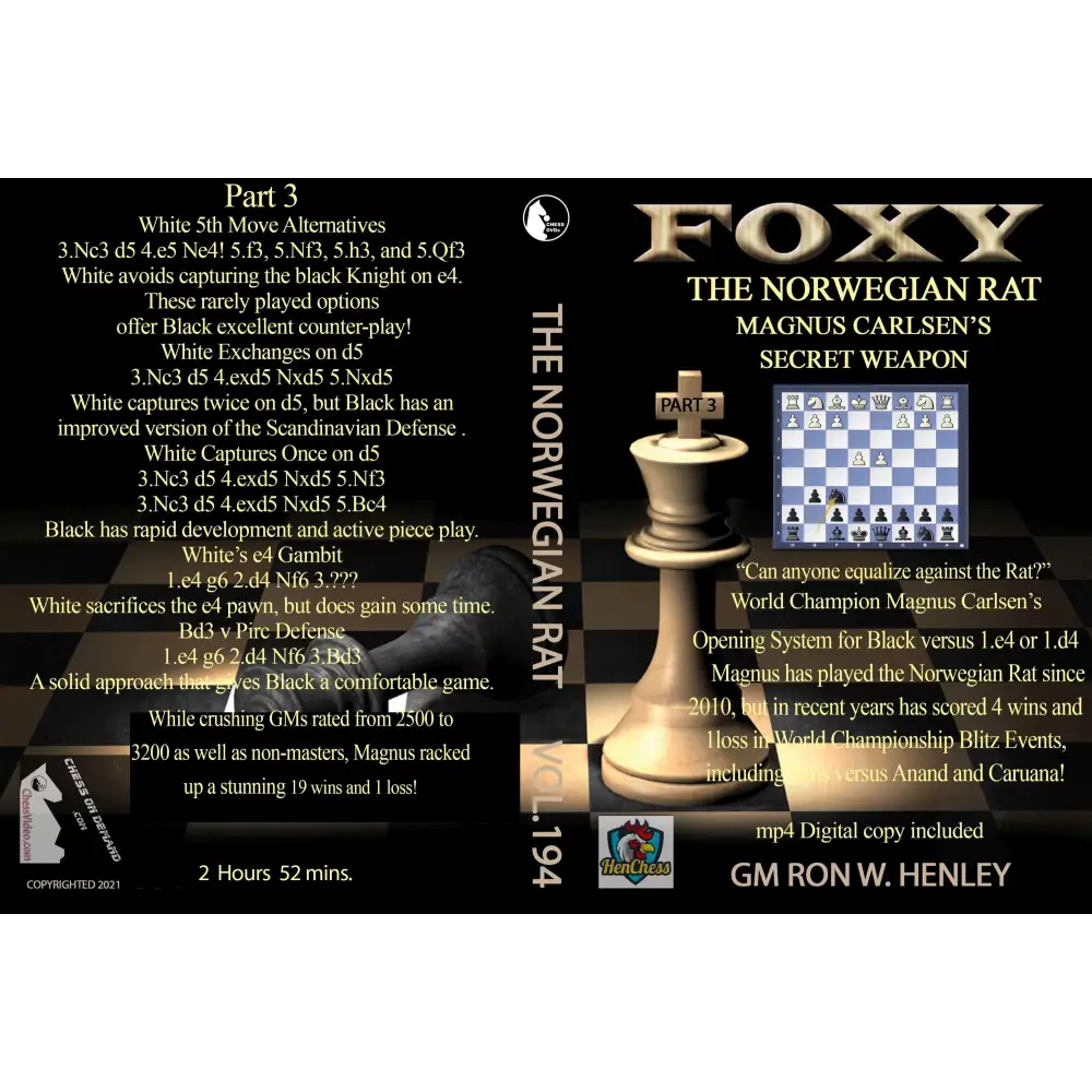 Foxy 192 193 194 Digital Download The Norwegian Rat - Magnus Carlsen