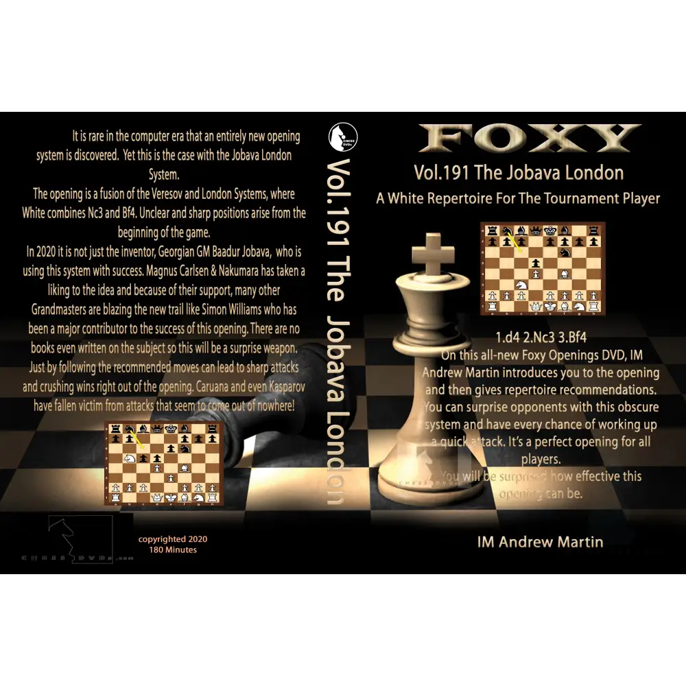 Foxy Chess 191 Jobava London for The Tournament Player