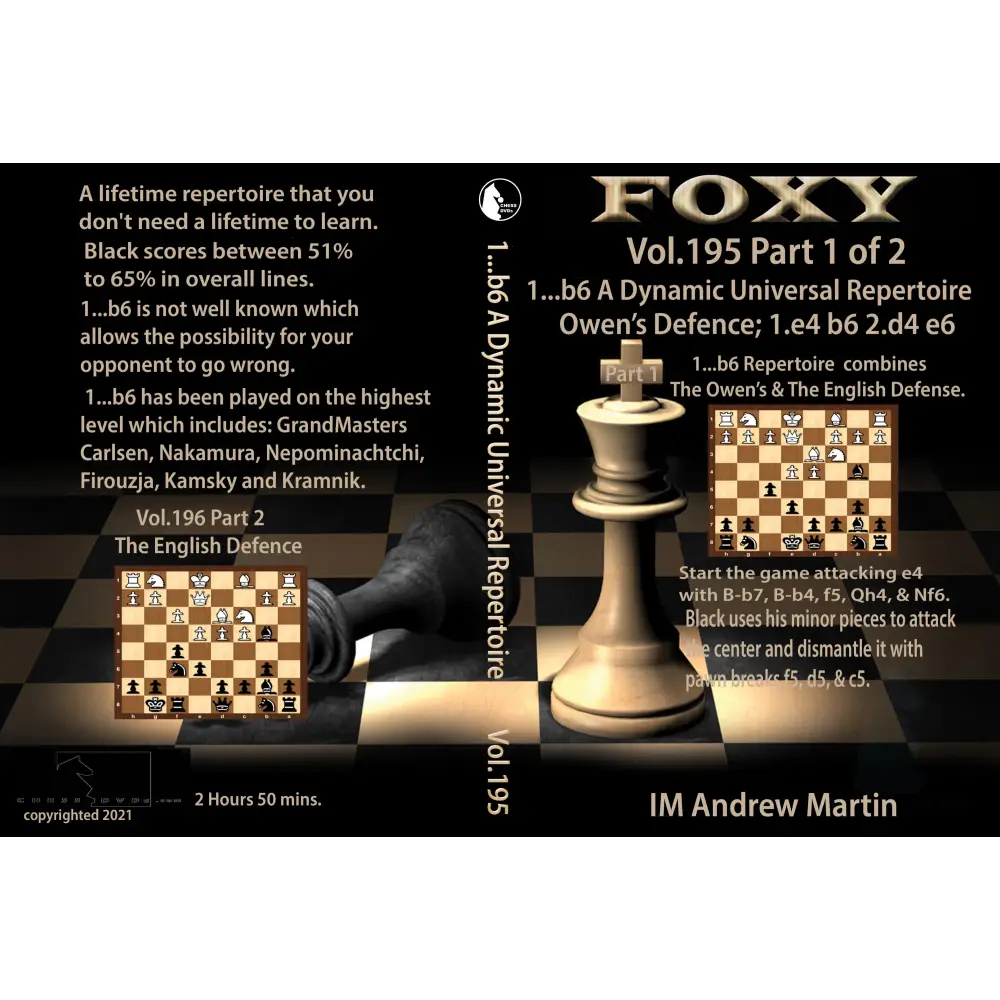 Foxy Chess 195 & 196 Download The Owens & English Defence