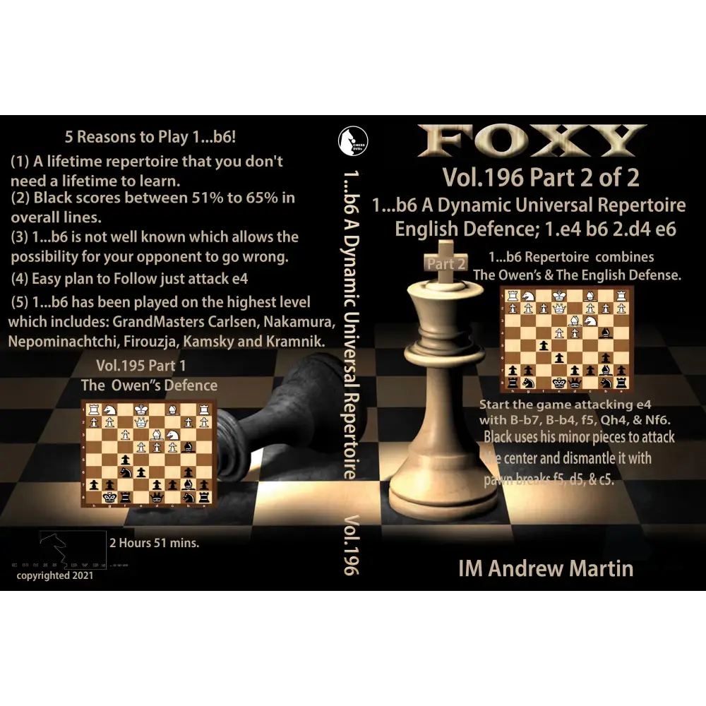 Foxy Chess 195 & 196 Download The Owens & English Defence
