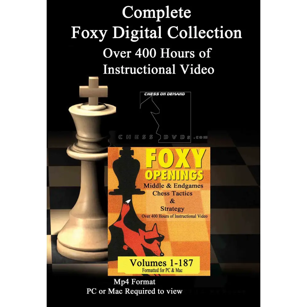 Foxy Chess Openings Complete Set ( 9 Digital DVDs in sleeves)