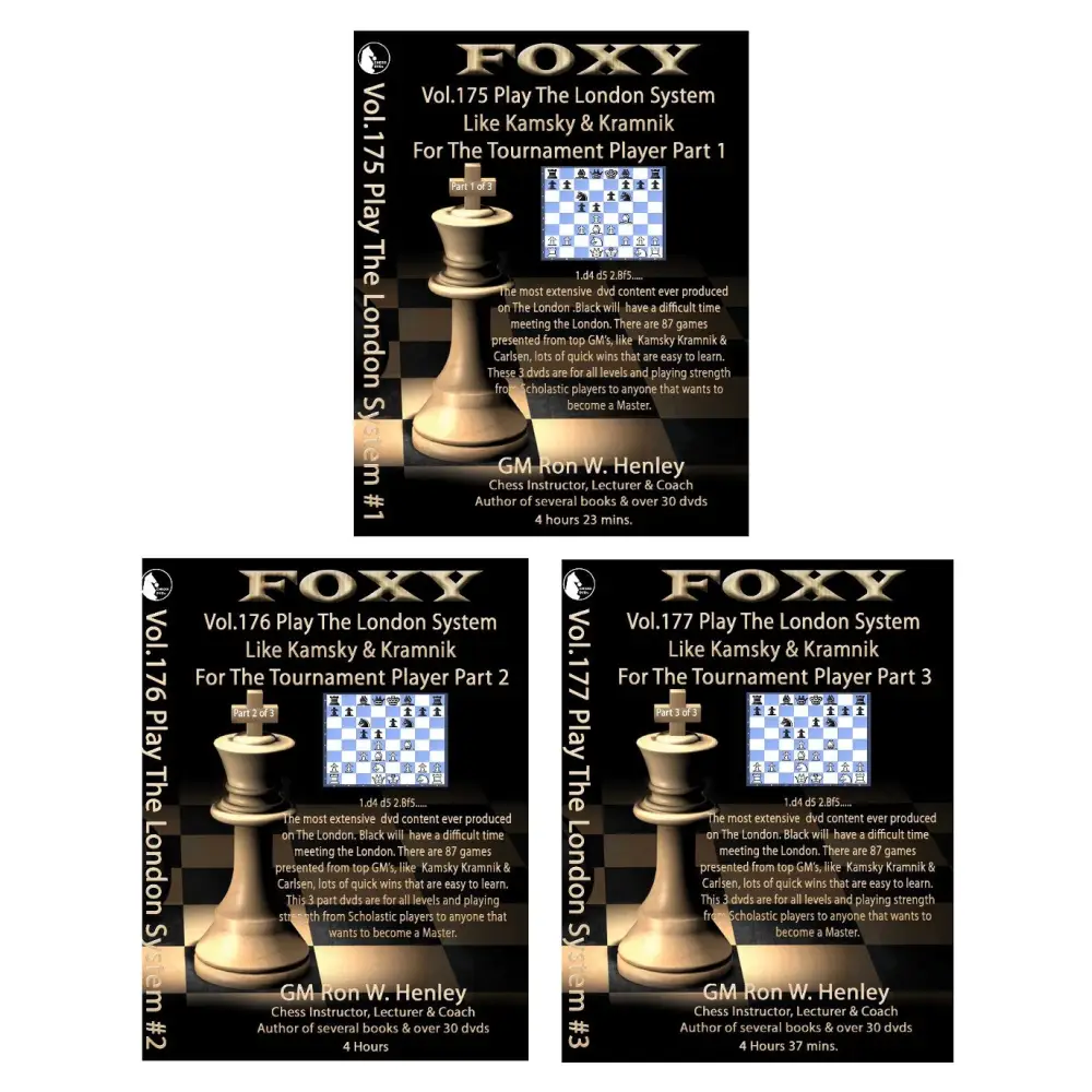 Foxy Vol. 175 176 177 Play The London System Like Kamsky & Kramnik