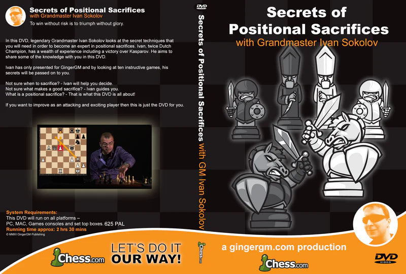 Ginger GM Simon Williams: Secrets of Positional Sacrifices Sokolov