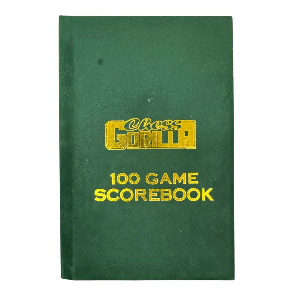 Green Hardcover Chess Scorebook