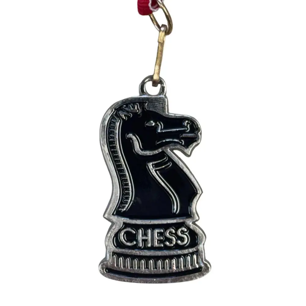 Knight Chess Medal - Silver - Chess Medal