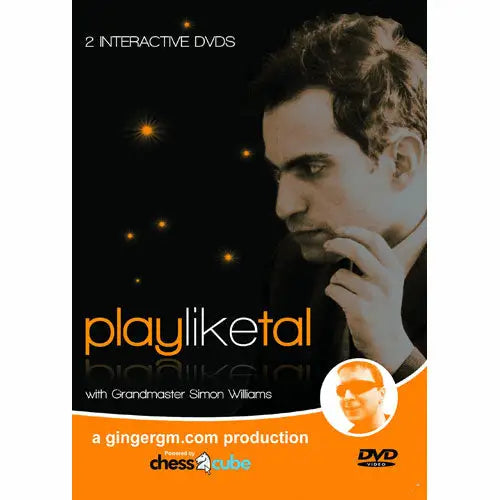 Play Like Tal - Chess GM Simon Williams - 2 DVDs - 7 Hours