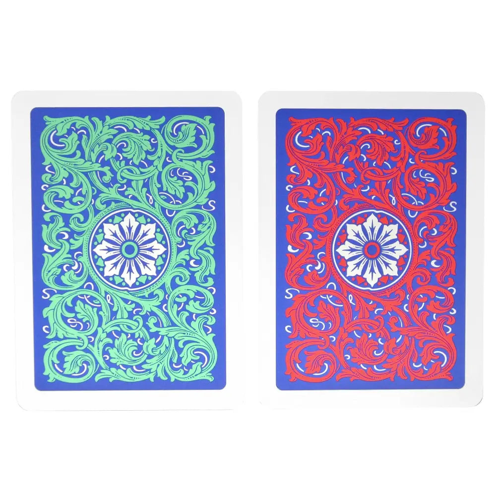 Poker Reg Index 1546 Green/Red/Blue 12 Deck Case COPAG